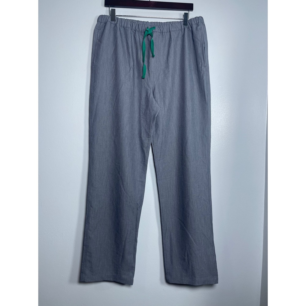 FIGS Technical Collection Scrub Pants Grey‎ Mens Large FM4500 Nurse Medical Work